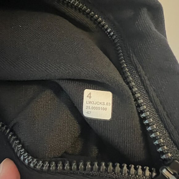 NWT Define Track Jacket Luon - Size 4 - Black - Picture 4 of 9